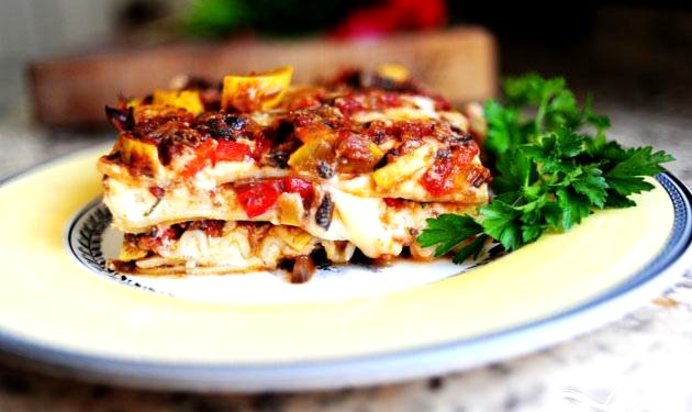 Овощная лазанья