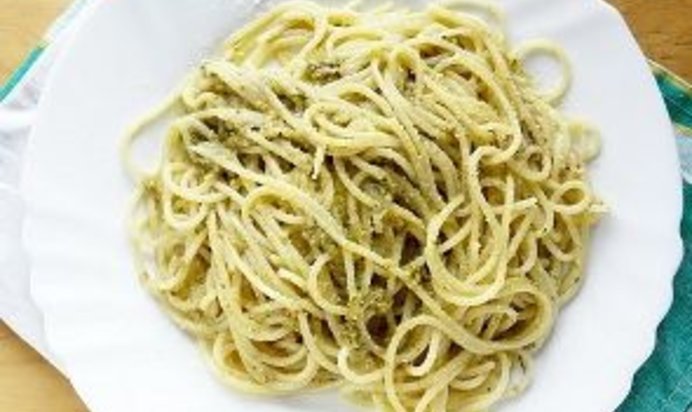 Паста с песто из грецких орехов