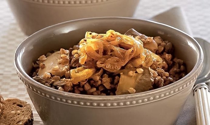 Гречневая каша с берберской смесью