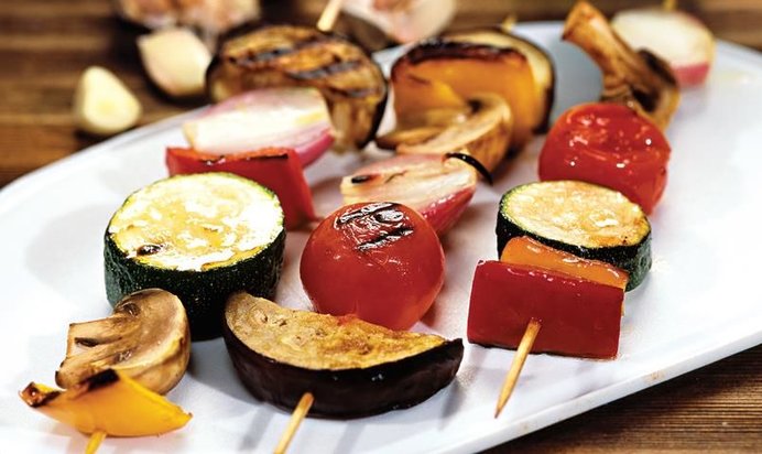 Овощные шашлыки
