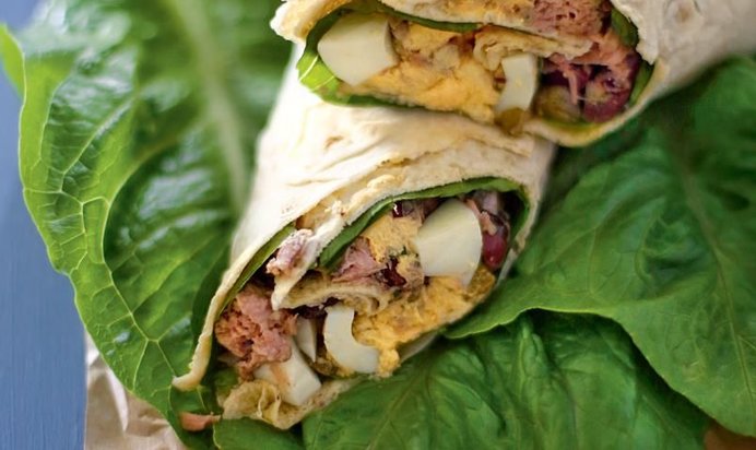 Роллы с салатом из тунца