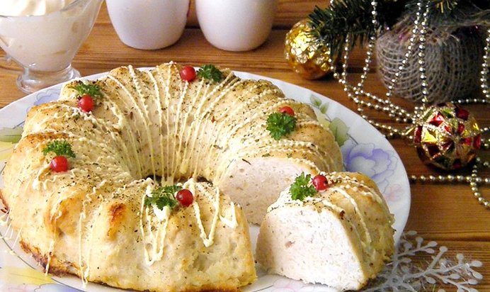 Куриное суфле в духовке