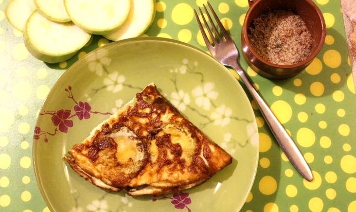 Омлет с кабачком