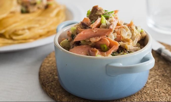 Начинка для блинчиков с рыбой