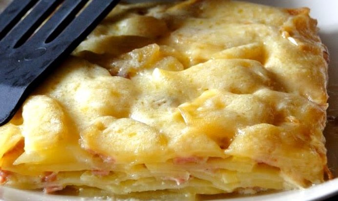 Картофельная лазанья