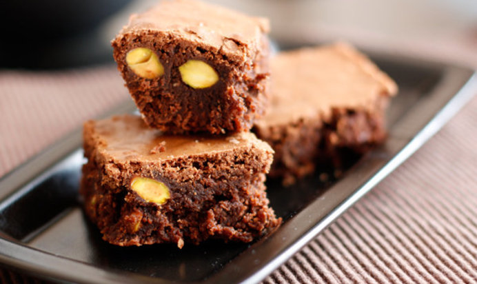 Брауни с фисташками