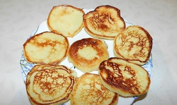 Оладьи из творога