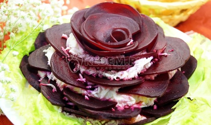 Салат из индейки и манго