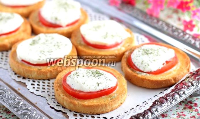 Бутерброды с Моцареллой