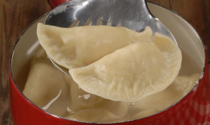 Пиероги, польские картофельные вареники
