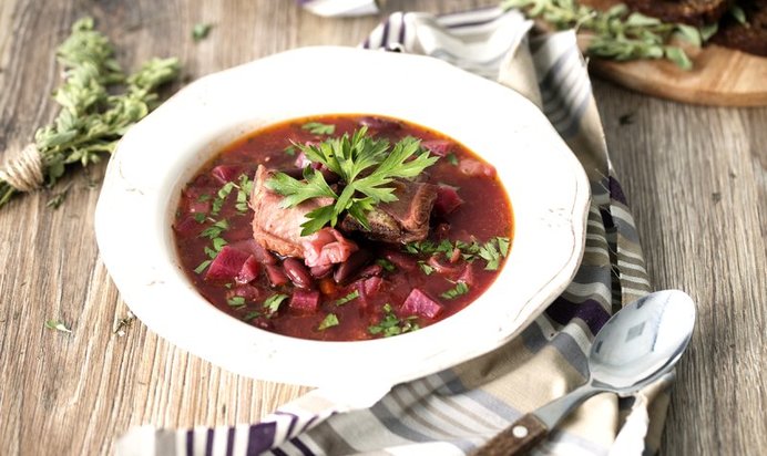 Борщ в мультиварке