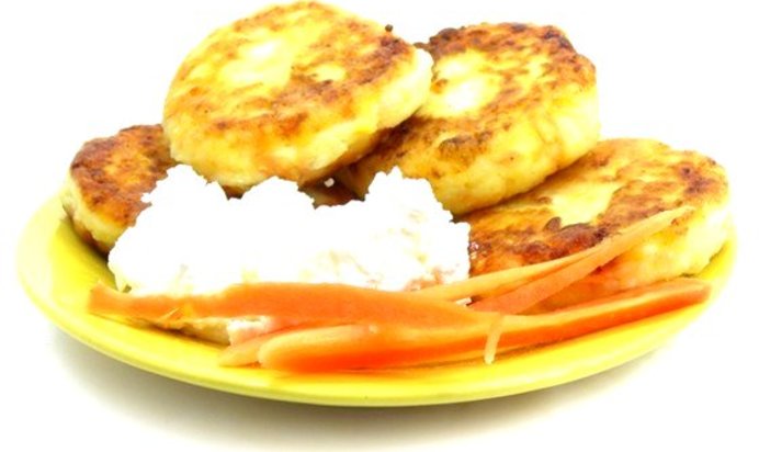 Сырники с морковью и урюком