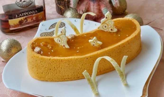 Торт «Зимнее солнце»