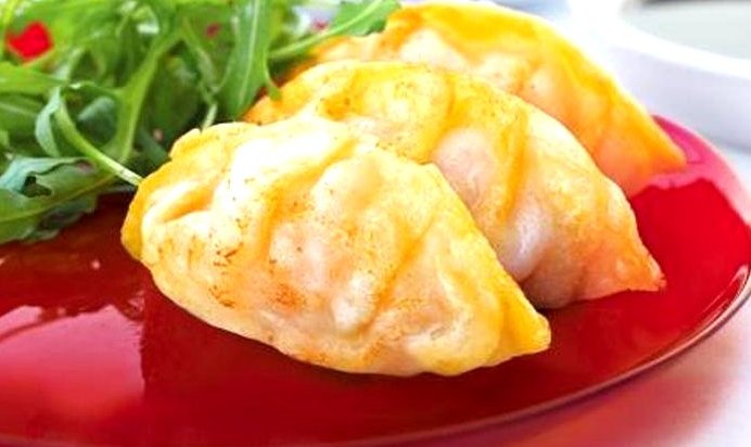 Японские пельмени гедза (Геза) с мясным фаршем