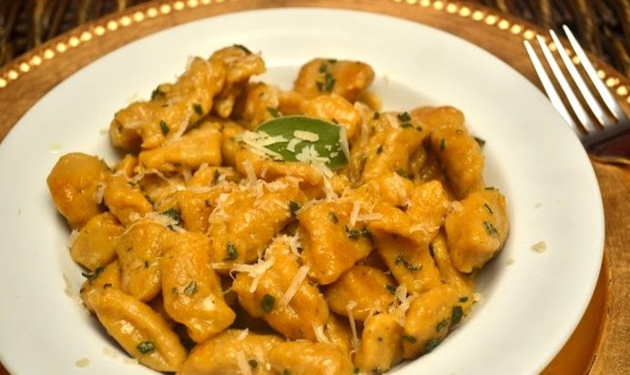 Клецки из тыквы с пармезаном