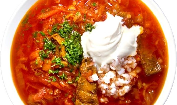 Щи с болгарским перцем