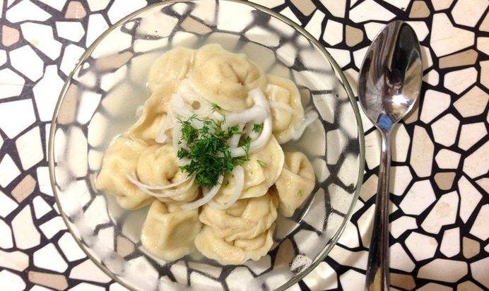 Пельмени с курицей
