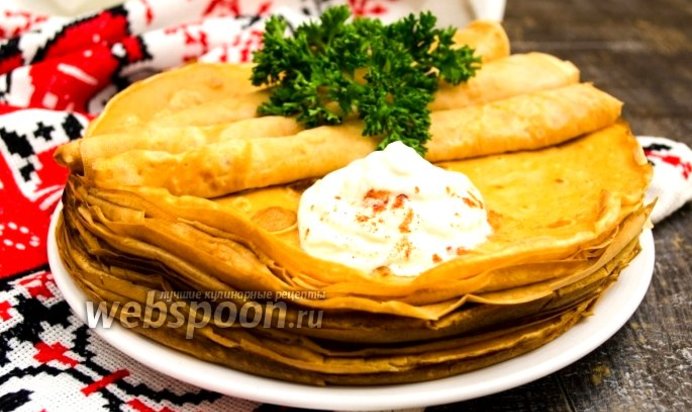 Блины с паприкой