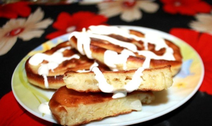 Капустные оладьи