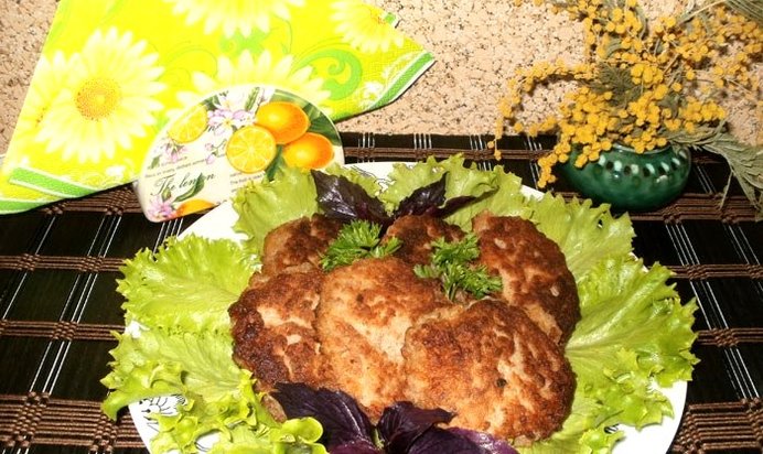 Оладьи из говядины