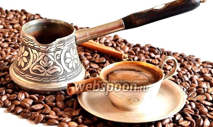 Кофе с корицей в турке