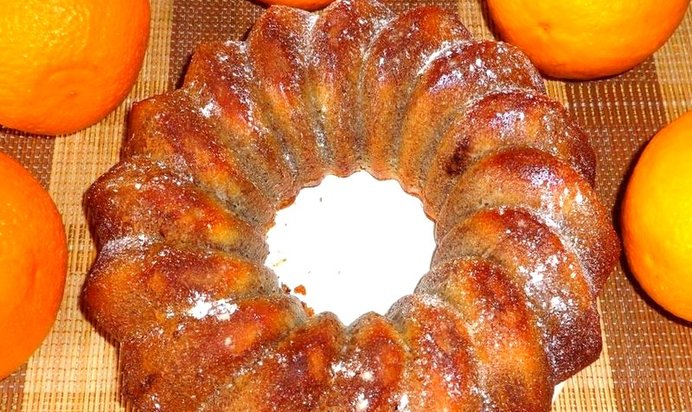 Шоколадно-ванильный кекс