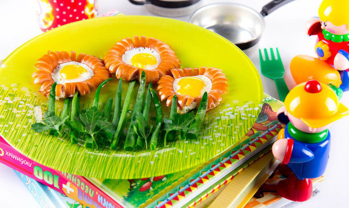 Яичница «Цветок»