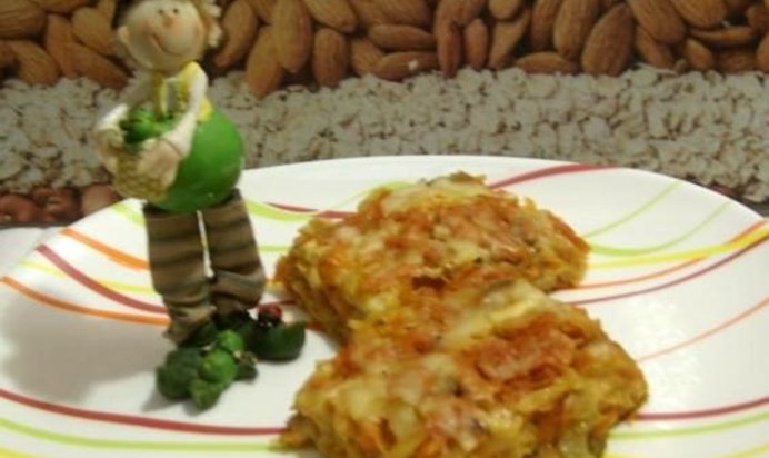 Лазанья овощная из лаваша