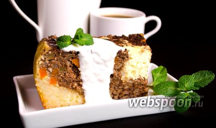 Запеканка с тыквой и яблоками в мультиварке