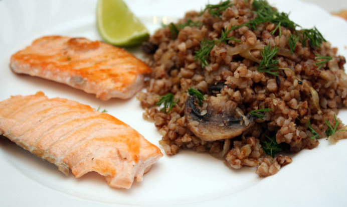 Гречневая каша с грибами