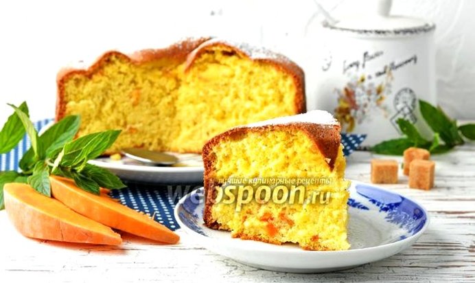 Шарлотка с тыквой