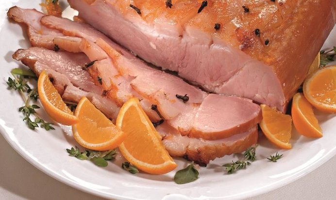 Окорок в глазури из виски