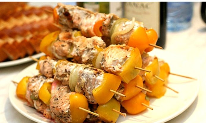 Шашлык из осетра