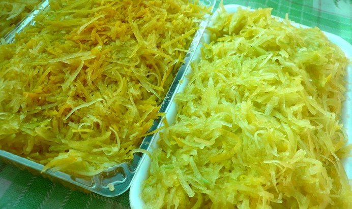 Заготовка для кабачковый оладий на зиму