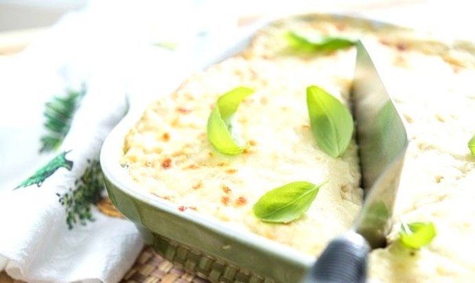 Лазанья из кабачков с курицей