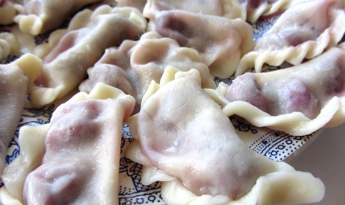 Вареники с грушей