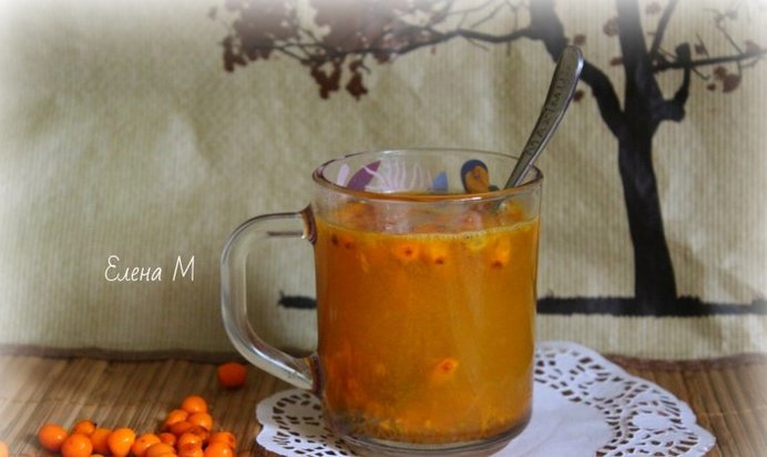 Облепиховый чай с мёдом