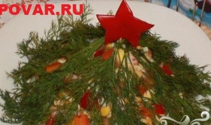 Торт Елочка гори