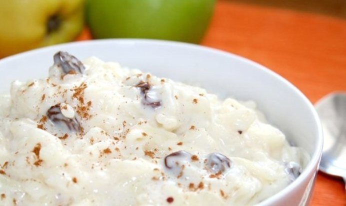 Рисовая молочная каша в мультиварке