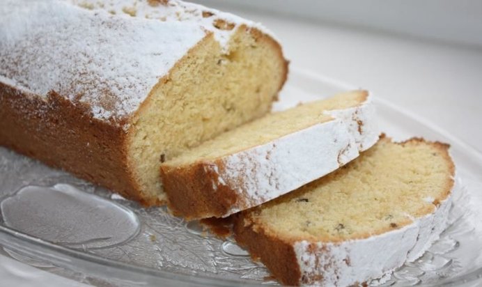 Лавандовый кекс