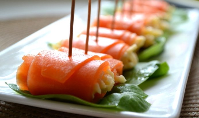 Морковные роллы