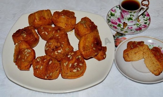 Кексы медовые