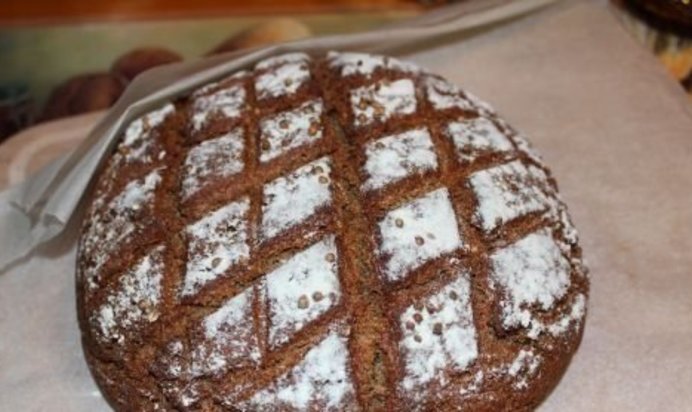 Ржаной хлеб без дрожжей