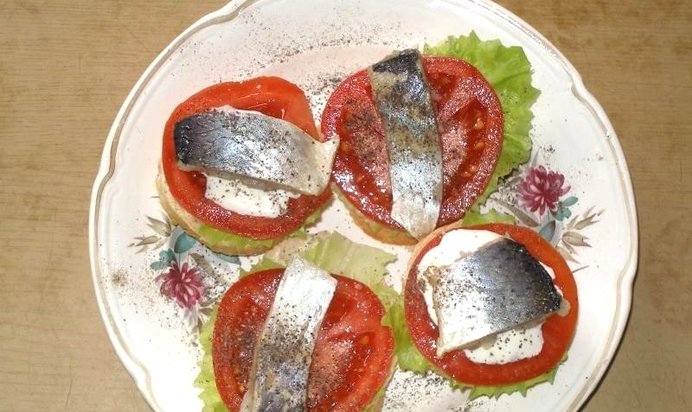 Бутерброды открытые