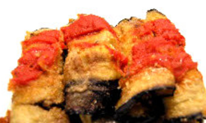 Баклажанные роллы