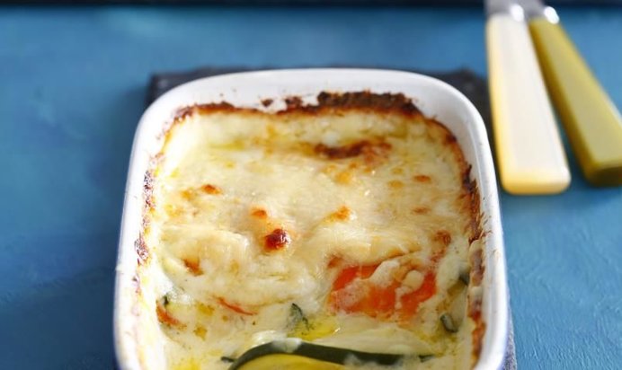 Лазанья из цукини с морковью