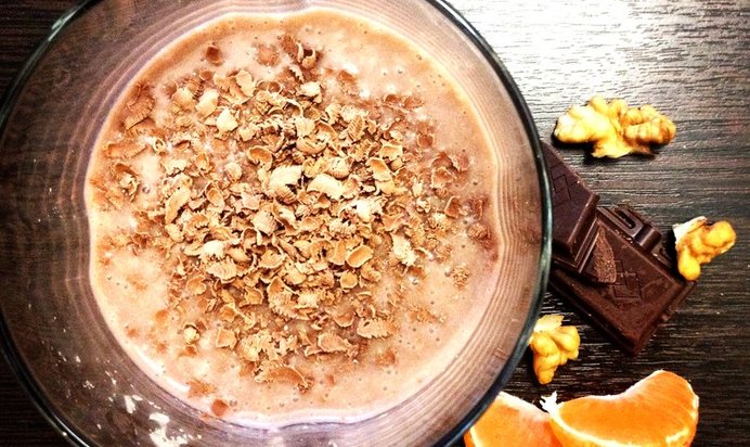 Шоколадно-ореховый смузи