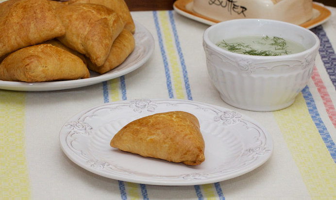 Треугольники с мясом и бульоном