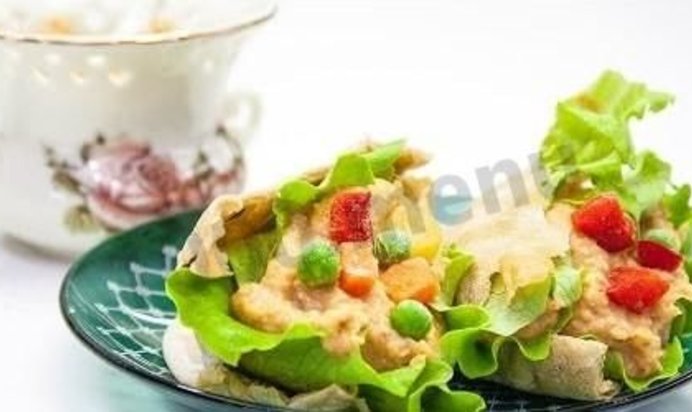 Пита и хумус - перекус на работе