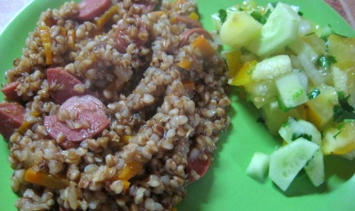 Гречка по-студенчески